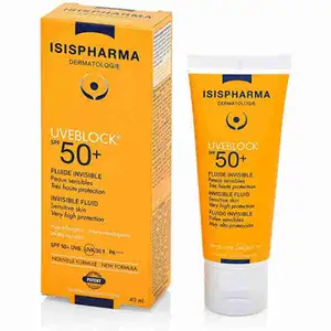 UVEBlock SPF50+ Invisible Fluid Sensitive Skin - Isispharma