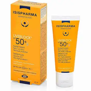 UVEBlock SPF50+ Tinted Fluid Sensitive Skin - Isispharma