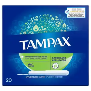 Super Tampon with Carboard Apllicator - Tampax