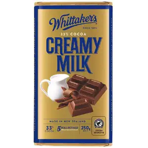 33% Cocoa Creamy Milk Chocolate - Whittakers