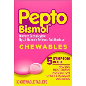 5 Symptom Relief Chewable - Pepto Bismol