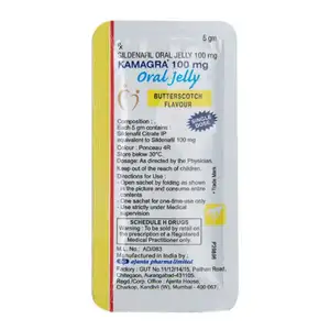 Oral Jelly 100mg Butterscotch Flavour - Kamagra