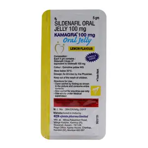 Oral Jelly 100mg Lemon Flavour - Kamagra