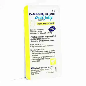 Oral Jelly 100mg Green Apple Flavour - Kamagra