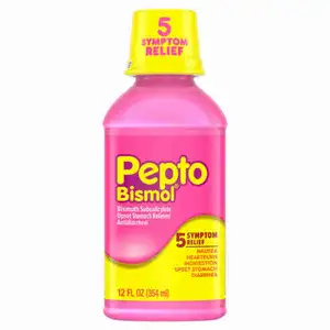 5 Symptom Relief Liquid - Pepto Bismol