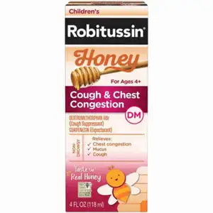 Children's Cough & Chest Congestion DM Honey Flavor - Robitussin