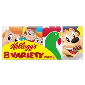 8 Variety Cereal Packs - Kellogg's
