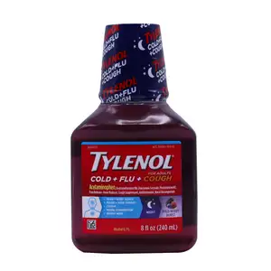 Cold + Flu + Cough Night Wild Cherry - Tylenol