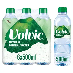 Natural Mineral Water 50cl Pack X6 - Volvic