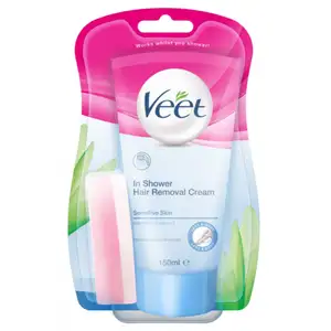 In Shower Hair Removal Cream for Sensitive Skin - Veet