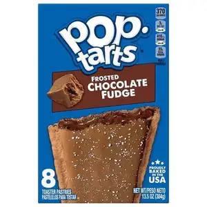 Frosted Chocolate Fudge Toaster Pastries - Pop Tarts