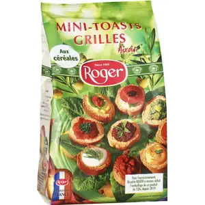 Mini Toasts Grilled with Cereal - Roger