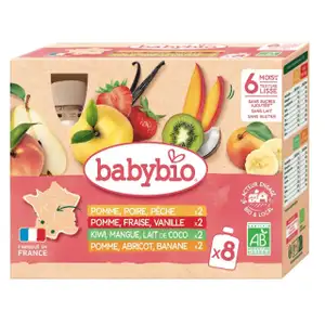 Gluten Free Multi-Variety No Sugar Added - Babybio