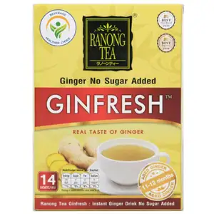 Ginfresh Ginger Tea No Sugar Added - Ranong Tea