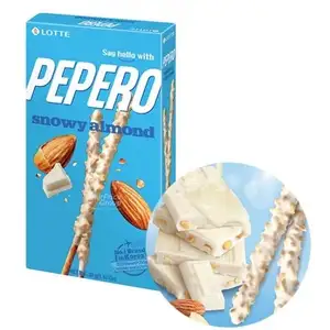 Pepero Cream Almond Biscuit Sticks - Lotte