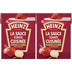 Cooked Tomato Sauce with Onion & Garlic - Heinz
