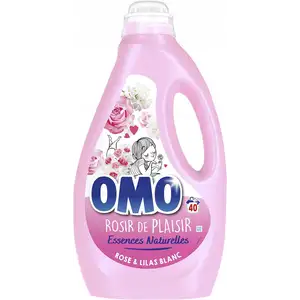 Pink and White Lilac Liquid Laundry Detergent - Omo