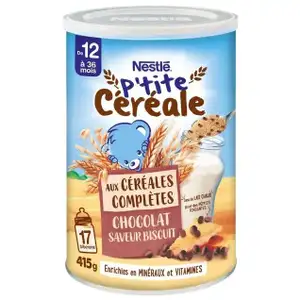 Baby Cereal for 12-36 Months, Wholegrain Chocolate Biscuit Flavour - Nestlé