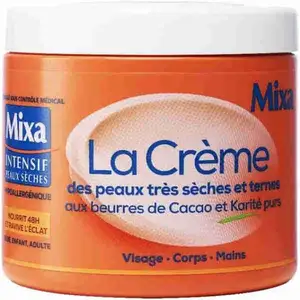 Lotion with Pure Cocoa and Shea Butter for Very Dry & Dull Skin - Mixa
