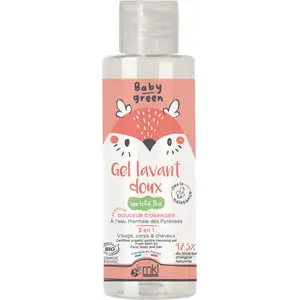 Gentle Cleansing Gel for Face, Body and Hair (Baby Green) - MKL