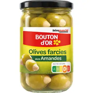 Green Olive Stuffed Almond - Bouton d'Or