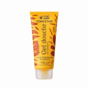 Organic Argan Oil from Morocco Shower Gel for Face, Body and Hair (Cosm'ethik) - MKL