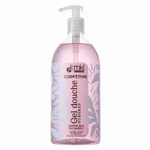 Organic Jasmine from Morocco Shower Gel for Face, Body and Hair (Cosm'ethik) - MKL