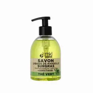 Green Tea Liquid Marseille Soap for Hands and Body - MKL