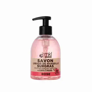 Rose Liquid Marseille Soap for Hands and Body - MKL