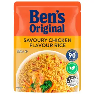 Savoury Chicken Flavour Rice Pouch - Ben's Original