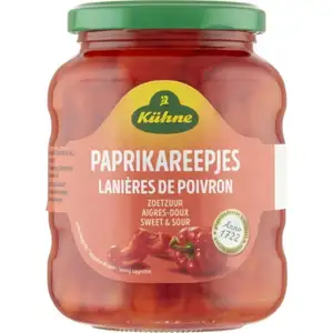 Sweet & Sour Sliced Bell Pepper - Kühne