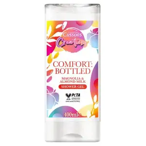 Comfort Bottled Magnolia & Almond Milk Shower Gel - Cussons Creations