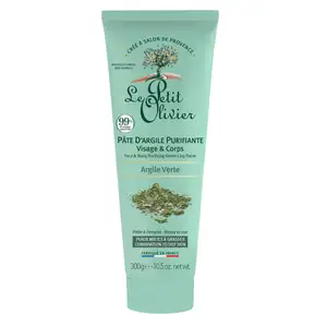 Face & Body Purifying Green Clay Paste for Combination to Oily Skin - Le Petit Olivier
