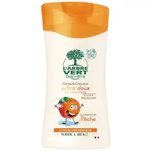Peach Shampoo for Body and Hair - L'Arbre Vert