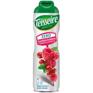 Raspberry and Cranberry Syrup Zero Sugar - Teisseire
