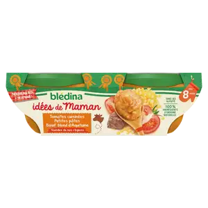 Mom's Idea (Cooked Tomato, Small Beef) - Blédina