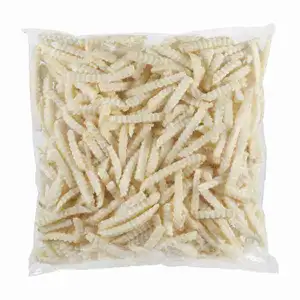 3/8" Crinkle Cut French Fries - Simplot