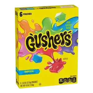 Gushers Tropical Fruit Flavored Snacks
