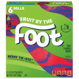 Berry Tie-Dye Roll Fruit Flavored Snacks - Fruit by the Foot