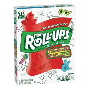 Strawberry Blast Roll Fruit Flavored Snacks - Fruit Roll-Ups