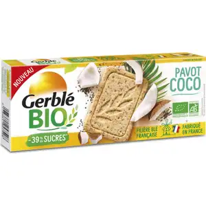 Organic Coconut Poppy Biscuit - Gerblé