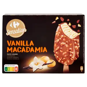 Glace Chocolate Vanilla Macadamia - Sensation