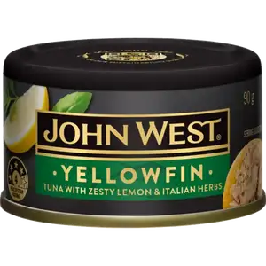 Yellowfin Tuna with Zesty Lemon & Italian Herbs - John West