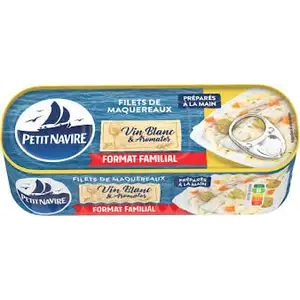 Mackerel Fillets in White Wine & Herbs - Petit Navire