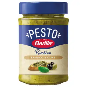 Rustico Basil & Olive Pesto Sauce - Barilla