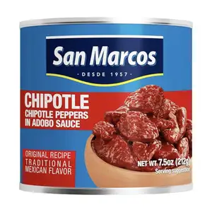 Chipotle Peppers in Adobo Sauce - San Marcos