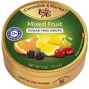 Mixed Fruit Sugar Free Drops - Cavendish & Harvey