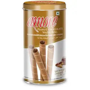 Peanut Chocolate Wafer Roll - Amore