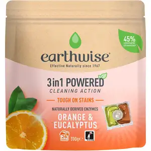 Laundry Detergent Capsules 3in1 Orange & Eucalyptus - Earthwise