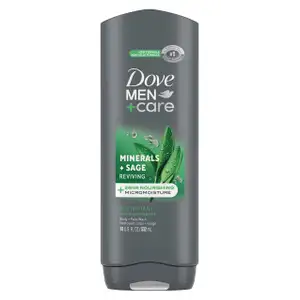 Minerals Sage Reviving Face Body Wash - Dove